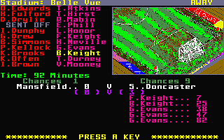 Graduate Manager atari screenshot